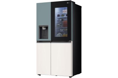 ตู้เย็น LG Instaview Door-in-Door รุ่น GC-X257CMEW ขนาด 22.4 คิว รองรับ Wi-Fi ThinQ เคาะสองครั้งเพื่อดูด้านใน